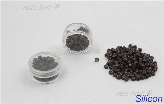 anillas para extensiones color negro