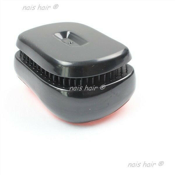 cepillo peine para extensiones de pelo antitirones rojo