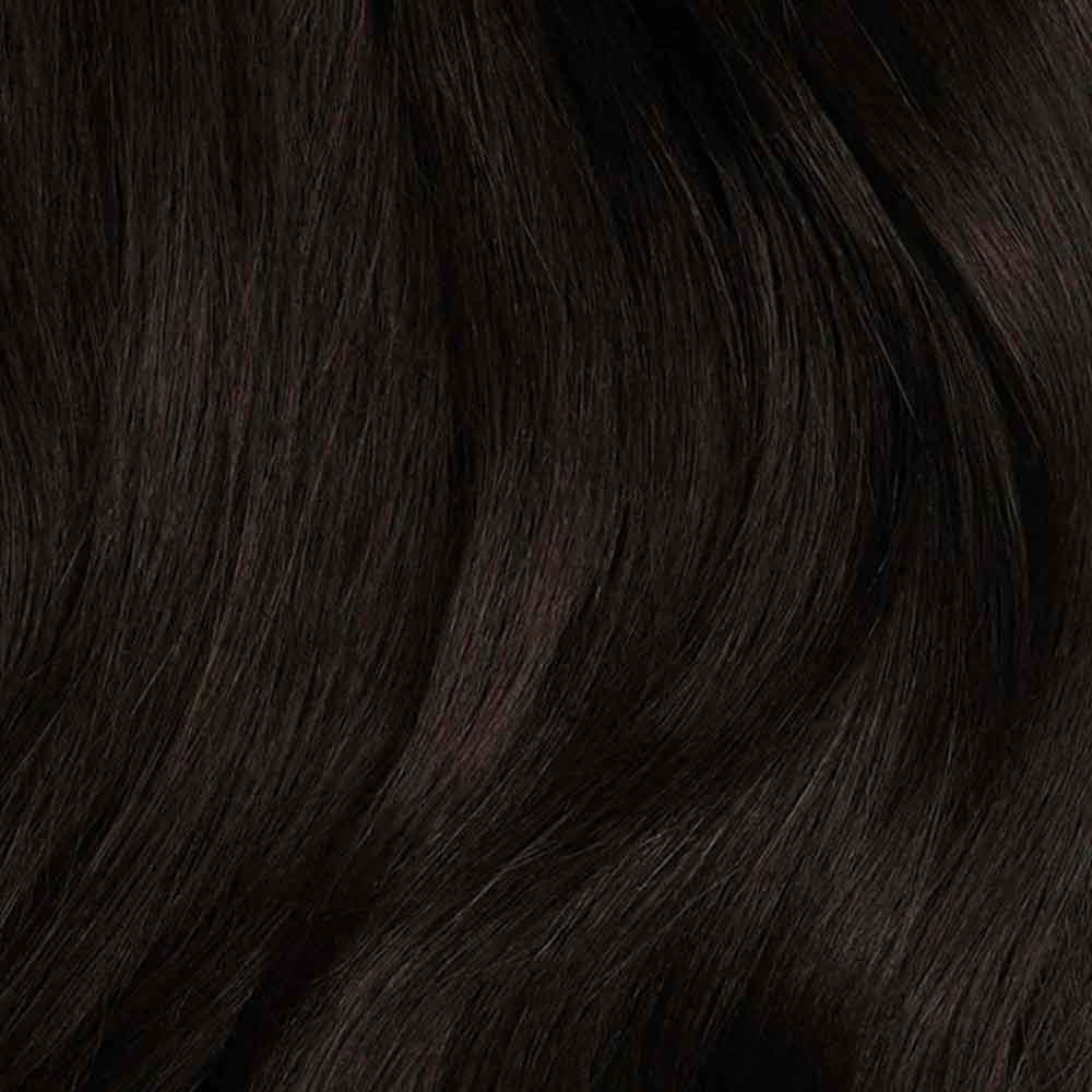 color castaño oscuro extensiones adhesivas invisibles 4k de cabello injertado imitando la piel del cuero cabelludo