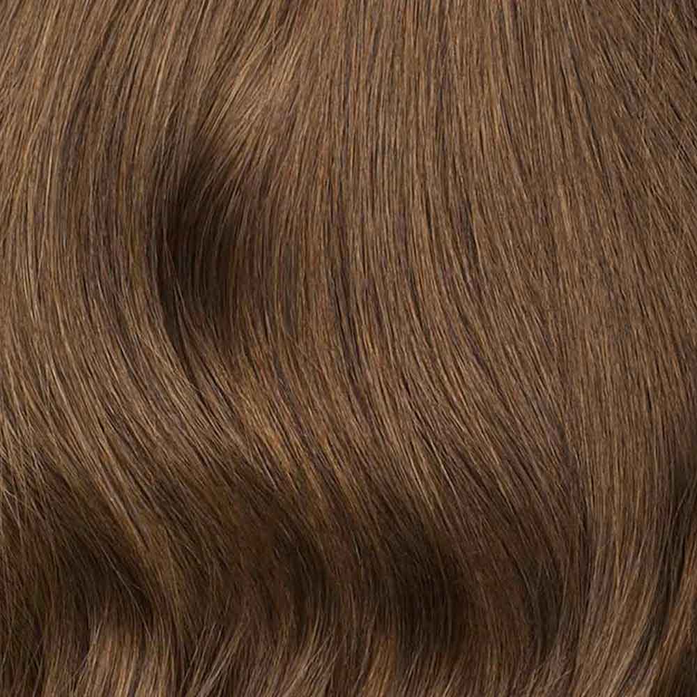 color rubio oscuro extensiones adhesivas invisibles 4k de cabello injertado imitando la piel del cuero cabelludo