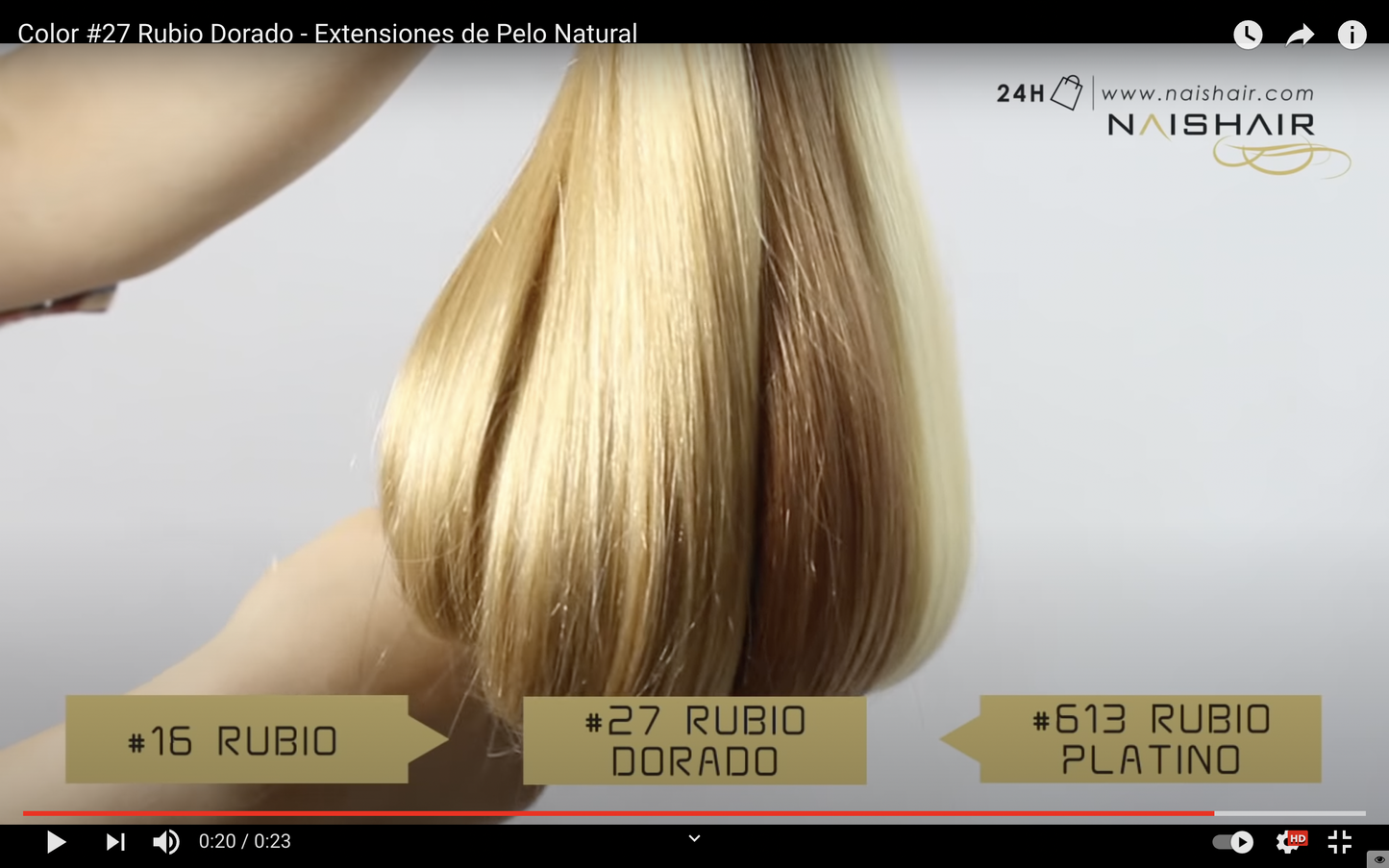 guia de color color rubio dorado extensiones queratina de calidad premium con puntas llenas