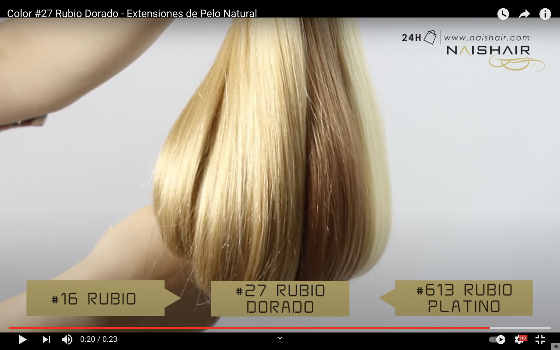 guia de color color rubio dorado extensiones queratina de calidad premium con puntas llenas