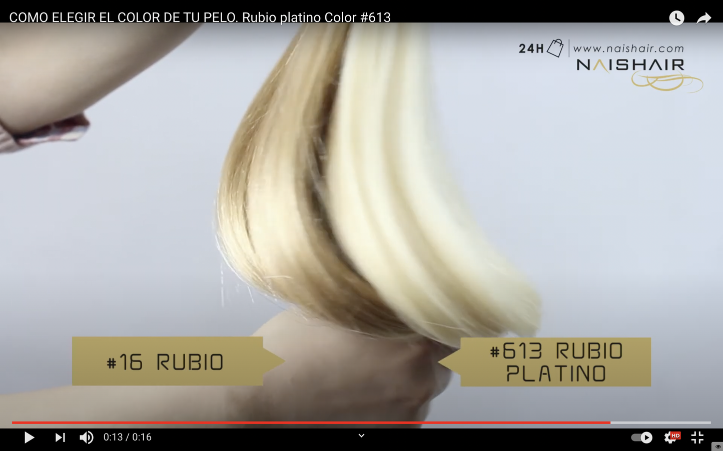 Extensiones de Clip Color #4/613 Rubio Platino con Mechas Castaño 60cm - 70g - LOW COST - Nais Hair Extensiones