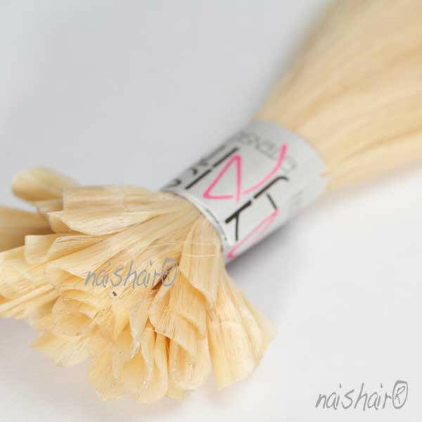 guia de color rubio platino extensiones queratina de calidad premium con puntas llenas