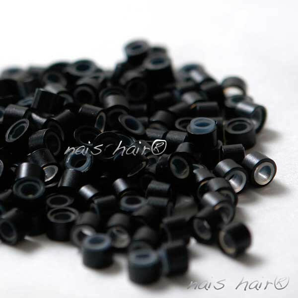 anillas para extensiones color negro