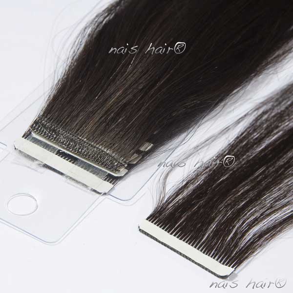 extensiones adhesivas de cabello virgen