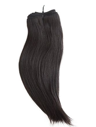 extensiones de pelo natural virgen indio cosido liso