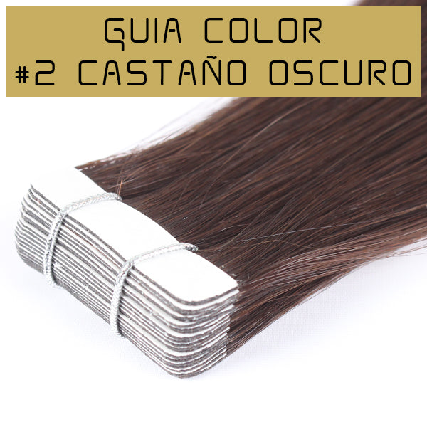 guia de color castaño oscuro