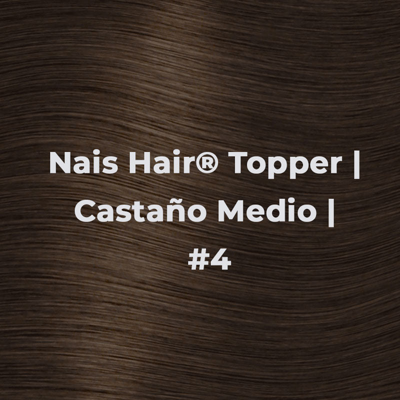 Topper SILK de Cabello Natural 100% (Densidad ALTA) - Nais Hair Extensiones