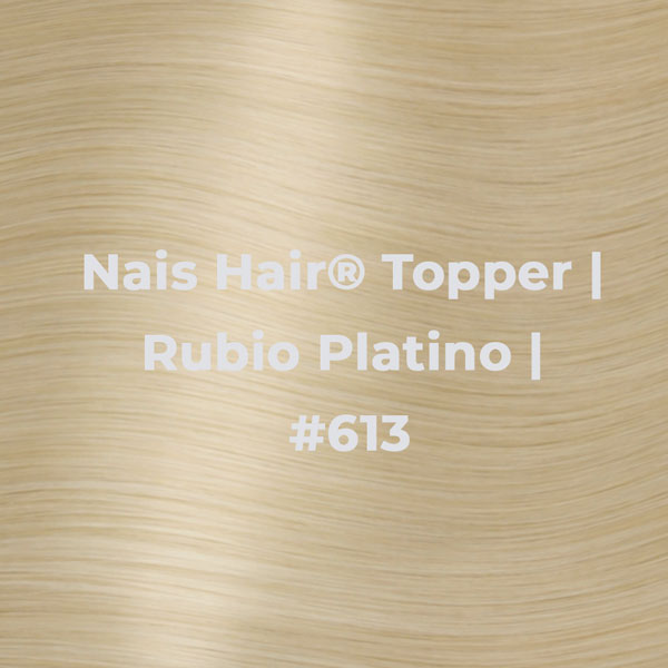 Topper SILK de Cabello Natural 100% (Densidad ALTA) - Nais Hair Extensiones